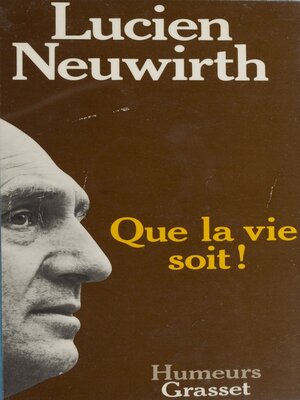 cover image of Que la vie soit !